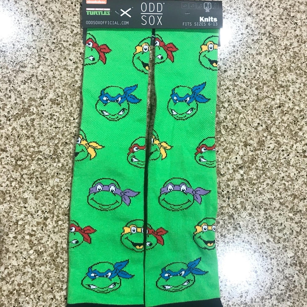 Teenage Mutant Ninja Turtle Socks Size 6-13